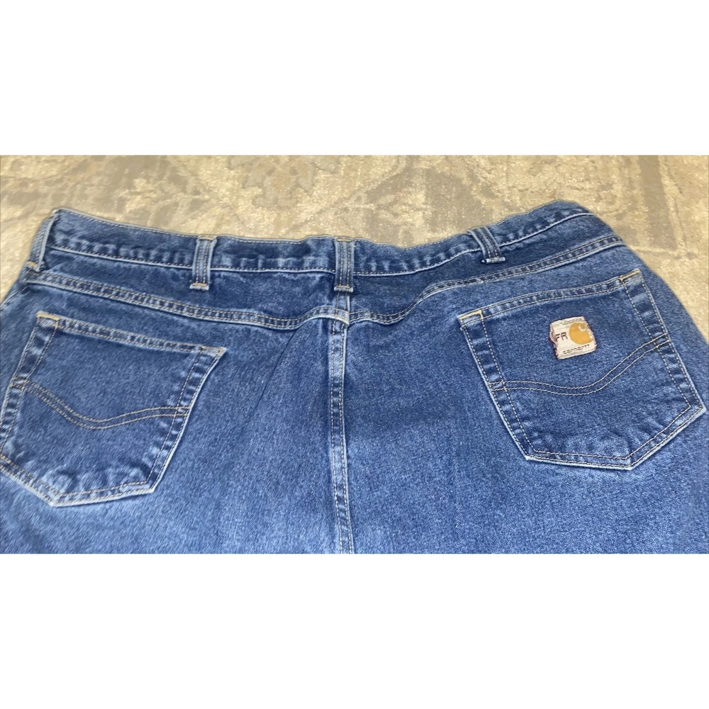 Carhartt Men's FR Jeans Size 44 X 32 Flame Resistant Relaxed Fit CAT 2 Straight - Picture 8 of 9